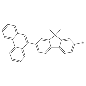 9-(7-Bromo-9,9-dimethylfluoren-2-yl)phenanthrene Structure