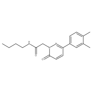 N-butyl-2-(3-(3,4-dimethylphenyl)-6-oxopyridazin-1(6H)-yl)acetamide Structure