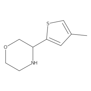 3-(4-Methylthiophen-2-yl)morpholine Structure