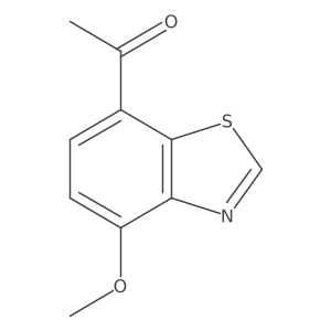 1-(4-Methoxy-1,3-benzothiazol-7-yl)ethanone Structure