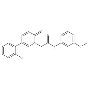 2-[3-(2-chlorophenyl)-6-oxopyridazin-1(6H)-yl]-N-(3-methoxyphenyl)acetamide Structure