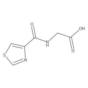 2-(1,3-Thiazol-4-ylformamido)acetic acid Structure