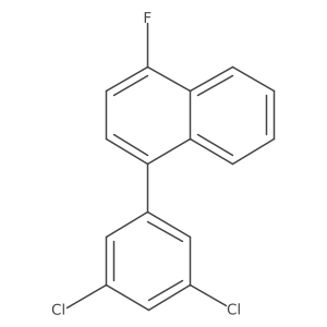 1-(3,5-Dichlorophenyl)-4-fluoronaphthalene Structure