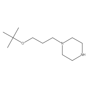 1-[3-(Tert-butoxy)propyl]piperazine Structure