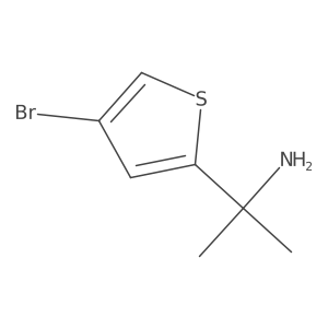2-(4-Bromothiophen-2-yl)propan-2-amine Structure