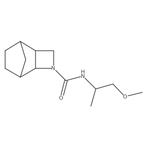 N-(1-methoxypropan-2-yl)-3-azatricyclo[4.2.1.0^{2,5}]nonane-3-carboxamide Structure