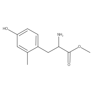 Methyl 2-amino-3-(4-hydroxy-2-methylphenyl)propanoate结构式