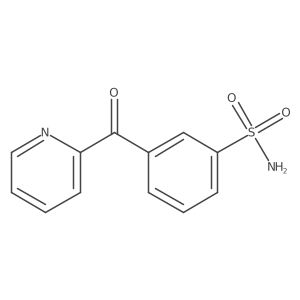 3-(Pyridine-2-carbonyl)benzene-1-sulfonamide Structure