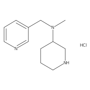 (R)-N-methyl-N-(pyridin-3-ylmethyl)piperidin-3-amine hydrochloride Structure