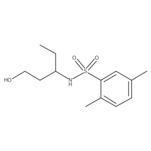 N-(1-Hydroxypentan-3-YL)-2,5-dimethylbenzenesulfonamide结构式