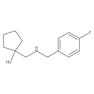 1-(((4-Fluorobenzyl)amino)methyl)cyclopentan-1-ol Structure