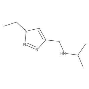 n-((1-Ethyl-1h-1,2,3-triazol-4-yl)methyl)propan-2-amine Structure