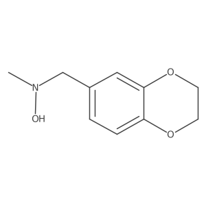 N-[(2,3-dihydro-1,4-benzodioxin-6-yl)methyl]-N-methylhydroxylamine结构式