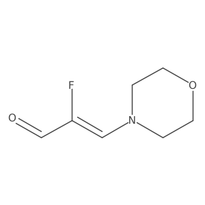 (Z)-2-fluoro-3-morpholino-prop-2-enal Structure