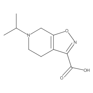 Isoxazolo[5,4-c]pyridine-3-carboxylic acid, 4,5,6,7-tetrahydro-6-(1-methylethyl)-结构式