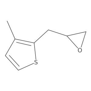 2-[(3-Methylthiophen-2-yl)methyl]oxirane结构式