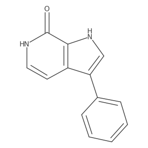 7h-Pyrrolo[2,3-c]pyridin-7-one,1,6-dihydro-3-phenyl- Structure