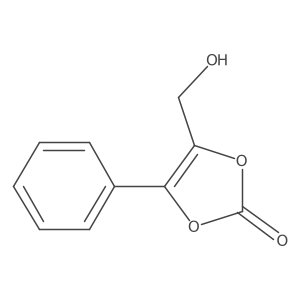 4-(Hydroxymethyl)-5-phenyl-1,3-dioxol-2-one Structure