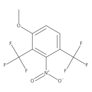 1-Methoxy-3-nitro-2,4-bis(trifluoromethyl)benzene Structure