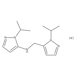 1-isopropyl-N-[(1-isopropyl-1H-pyrazol-5-yl)methyl]-1H-pyrazol-5-amine Structure