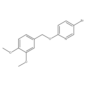 5-Bromo-2-(3,4-dimethoxybenzyloxy)pyridine Structure
