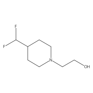 2-[4-(difluoromethyl)-1-piperidyl]ethanol Structure
