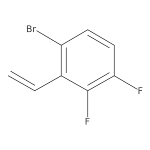 6-Bromo-2,3-difluorostyrene结构式