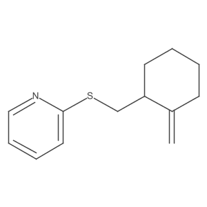 2-[[(2-Methylenecyclohexyl)methyl]thio]pyridine结构式