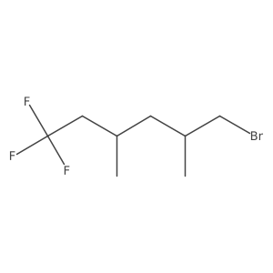 6-Bromo-1,1,1-trifluoro-3,5-dimethylhexane结构式