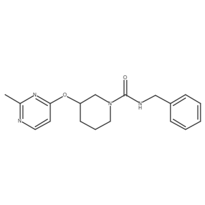 N-benzyl-3-((2-methylpyrimidin-4-yl)oxy)piperidine-1-carboxamide Structure
