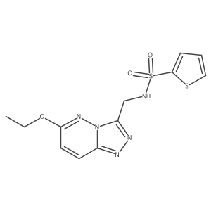 N-((6-ethoxy-[1,2,4]triazolo[4,3-b]pyridazin-3-yl)methyl)thiophene-2-sulfonamide Structure