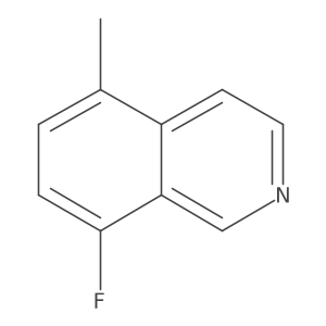 8-Fluoro-5-methylisoquinoline Structure