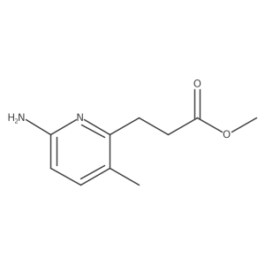 Methyl 3-(6-amino-3-methylpyridin-2-yl)propanoate结构式