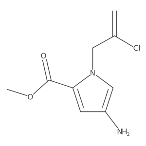 methyl 4-amino-1-(2-chloroprop-2-en-1-yl)-1H-pyrrole-2-carboxylate Structure