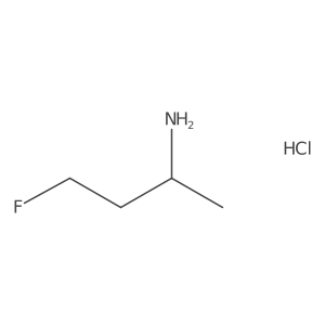 (R)-4-Fluorobutan-2-amine hydrochloride结构式