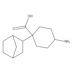 4-Amino-1-{bicyclo[2.2.1]heptan-2-yl}cyclohexane-1-carboxylic acid Structure
