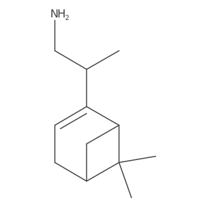 2-{6,6-Dimethylbicyclo[3.1.1]hept-2-en-2-yl}propan-1-amine结构式