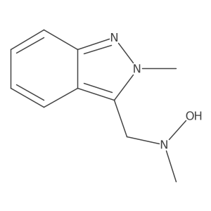 N-methyl-N-[(2-methyl-2H-indazol-3-yl)methyl]hydroxylamine Structure