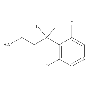 3-(3,5-Difluoropyridin-4-yl)-3,3-difluoropropan-1-amine Structure