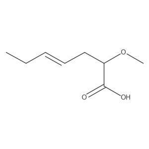 2-Methoxyhept-4-enoic acid结构式