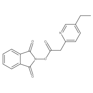1,3-dioxo-2,3-dihydro-1H-isoindol-2-yl 2-(5-ethylpyridin-2-yl)acetate Structure