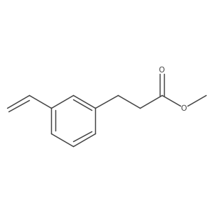 3-(3-Vinyl-phenyl)-propionic acid methyl ester Structure
