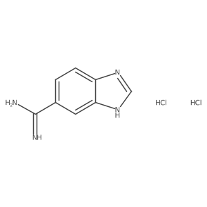 3H-Benzimidazole-5-carboximidamide;dihydrochloride Structure