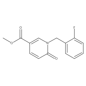 Methyl 1-[(2-fluorophenyl)methyl]-6-oxo-1,6-dihydropyridine-3-carboxylate Structure