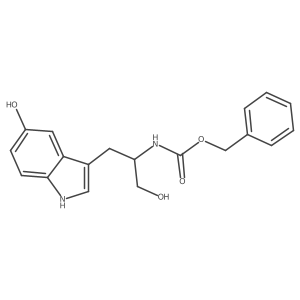benzyl N-[(2S)-1-hydroxy-3-(5-hydroxy-1H-indol-3-yl)propan-2-yl]carbamate Structure