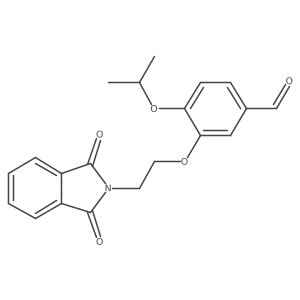3-[2-(1,3-Dioxo-1,3-dihydroisoindol-2-yl)ethoxy]-4-isopropoxybenzaldehyde Structure