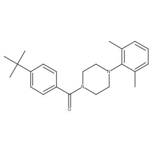 1-(4-Tert-butylbenzoyl)-4-(2,6-dimethylphenyl)piperazine Structure