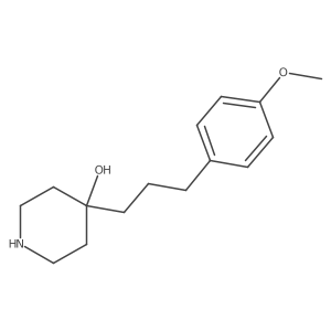 4-[3-(4-Methoxyphenyl)propyl]-4-piperidinol Structure
