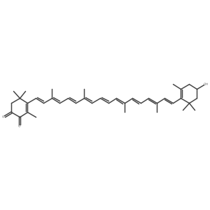 3a(2)-Hydroxy-I(2),I(2)-carotene-3,4-dione Structure