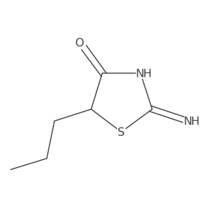 2-Amino-5-propyl-4(5H)-thiazolone Structure